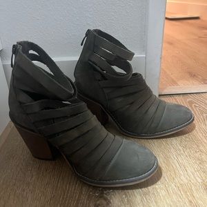 Free People Hybrid Strappy bootie-gray